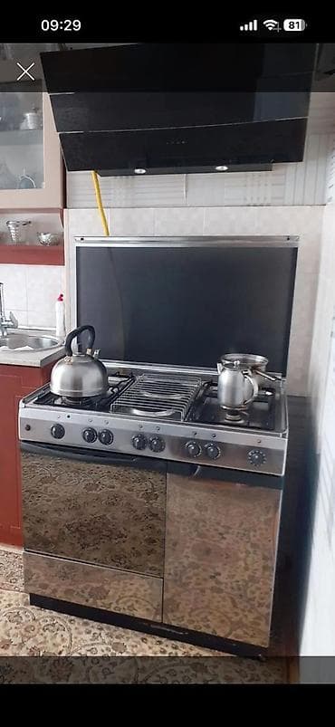 efba soba: Qaz plitəsi Ayrıca dayanan, 4 gözlü, İşlənmiş — 1