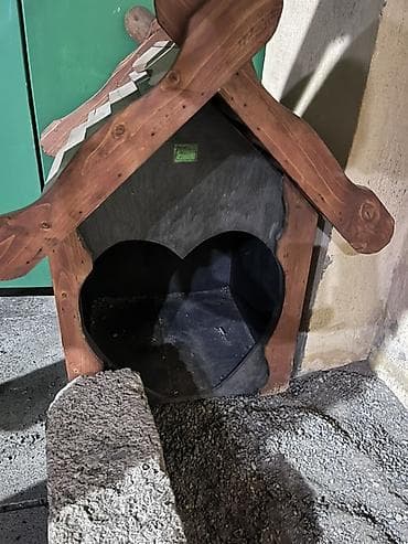 çin iti: Taxta it evi / heyvan evi 70AZN-ə alınıb,yenidir çox az istifadə — 1