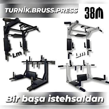 Boks kisələri: Turnik + Press + Brüs – 3ü 1-də çoxfunksiyalı idman aləti • Birbaşa — 1