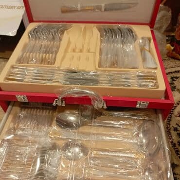 Çəngəllər: Çamadan çəngəl bıçaq dəsti 86 predmetidir. yenidir. İşlənməyib — 2