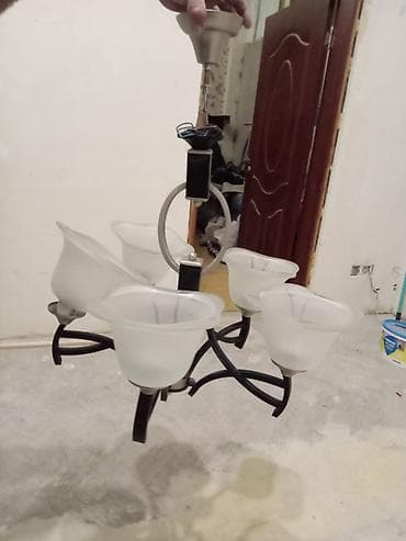 suse balon: Çılçıraq, 5 lampa, Metal — 1