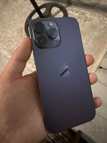 nintendo switch 1: IPhone 14 Pro Max, 256 GB, Deep Purple, Zəmanət, Simsiz şarj, Face ID — 4