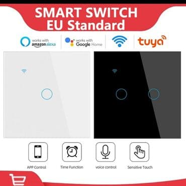 razetqa: Sensorlu wifi işıq açarı 1, 2, 3 düyməli vklyuçatel, otağın ofisin — 2