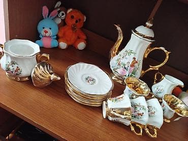 alma sirkəsi qiyməti: Qəhvə dəsti, rəng - Ağ — 3