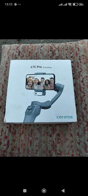 telefon stablizator: Comitok L7C Pro – Smartfonlar üçün 3-oxlu stabilizator gimbol — 4
