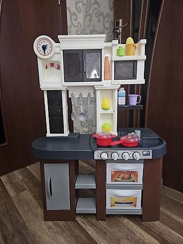 oyuncaql: Uşaq üçün plastik oyun mətbəxi - Realistik dizayn: soba paneli — 1