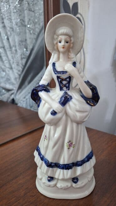 heykəl şəkilləri: Fiqur, Keramika, rəng - Ağ — 1