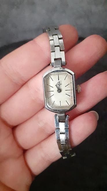 Saat kəmərləri: İşlənmiş, Qol saatı, rəng - Gümüşü — 2