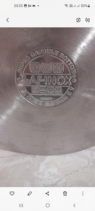 termo qab: Qazan, rəng - Qırmızı, Paslanmayan polad, Türkiyə — 3