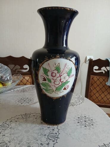 gul: Qədimi antikvar GÜLDAN.Siniği,çatlaği yoxdur.İstifadə — 5