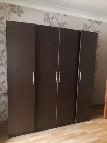 ikinci əl şkaflar: Açılan, 4 qapılı Düz dolab, Qarderob, paltar dolabı — 2