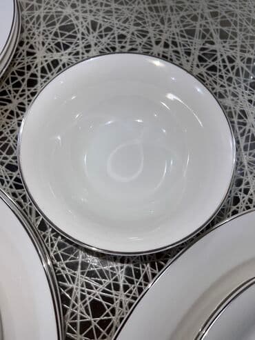 вакуумный насос 12 вольт: Обеденный набор, цвет - Белый, 12 персон, Турция — 5