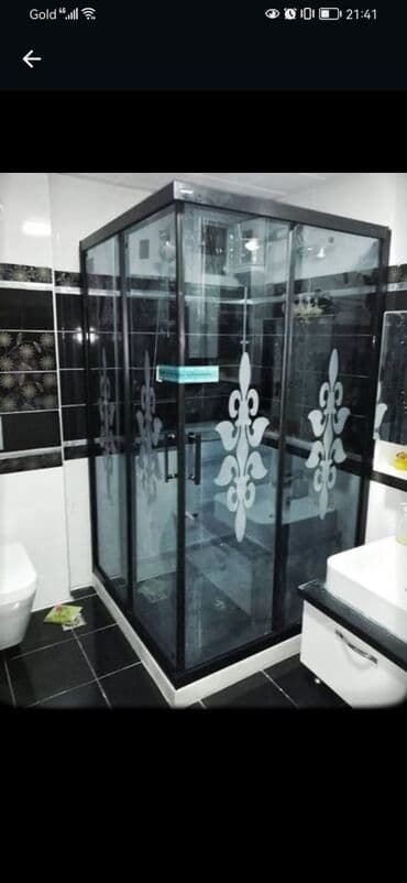 dush kabinalari: Yeni Üstü açıq kabina, Künc üçün — 4