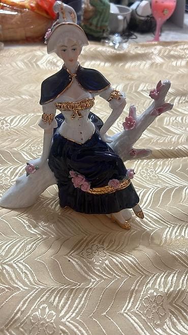 Fiqur, Keramika, rəng - Göy