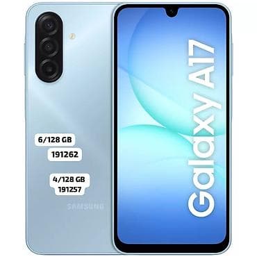 Samsung Galaxy A17, 128 GB, rəng - Mavi, Sənədlərlə, İki sim kartlı, Face ID