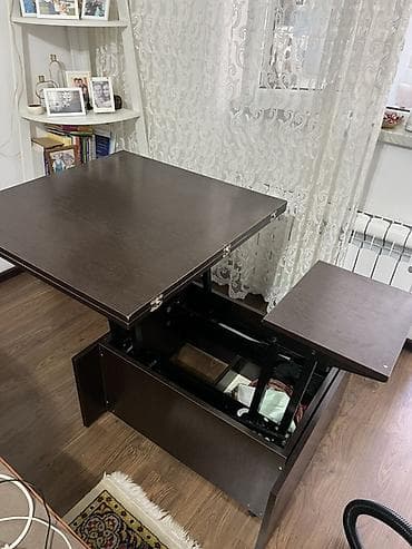 Qonaq masası, Transformer, Laminat, Dördbucaq masa — 3