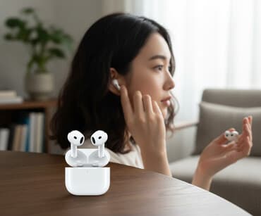 Maqnitofonlar: Yeni Simsiz (Bluetooth) Qulaqcıqlar, Apple, rəng - Ağ — 1