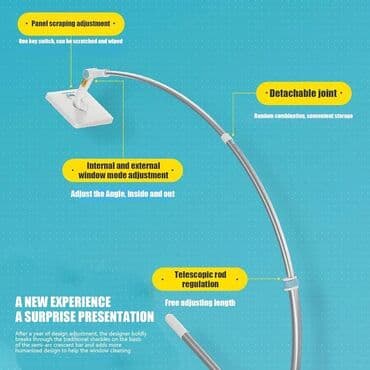 şüşə silen: Susə silən Wuwə silən Bu ikitərəfli U formalı teleskopik təmizləyici — 7