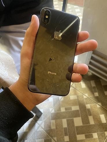 ayfon 3: IPhone X, 64 GB, Space Gray, Qırıq — 2