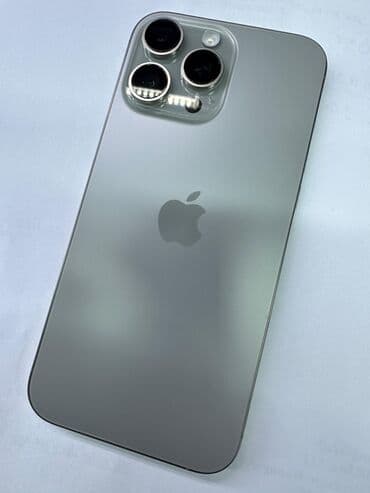 iphone 12 pro qiyməti: IPhone 16 Pro Max, 256 GB, Natural Titanium, Face ID — 1