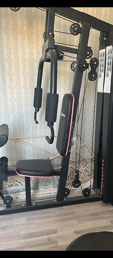 трехколесный велосипед с ручкой: LifePower çoxfunksiyalı ev trenajoru - Çəki bloku: pinlə seçilən 1–10 — 2