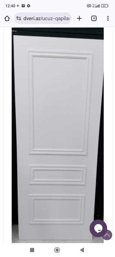 Otaq qapıları: Qonaq otağı üçün Yeni Otaq qapısı 90x205 sm Naliçnik ilə, Zəmanətli, Ödənişli quraşdırma, Pulsuz çatdırılma — 18