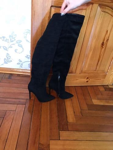 qadin ayaqabilari: Ölçü: 37, rəng - Qara, Yeni — 3