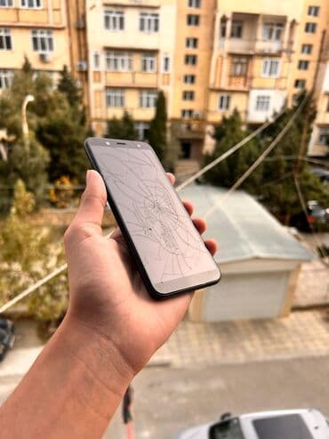 a24 samsung ekran: Samsung Galaxy A6, rəng - Qara, Qırıq — 4