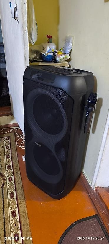 musiqi: Parti/karaoke səs sistemi – FONI markalı böyük portativ kolon 3 defe — 4