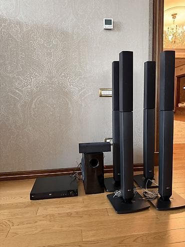 musqi merkezi: LG ev kinoteatrı — tam dəst Komplekt: - 2 ədəd hündür — 2