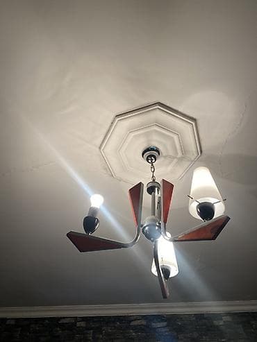 Ev üçün dekor: Çılçıraq, 3 lampa, Metal — 2