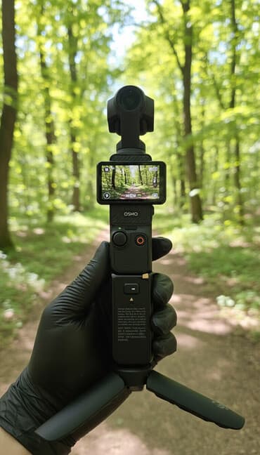 DJI Osmo Pocket 3 Creator Combo portativ kamera və stabilizator seti