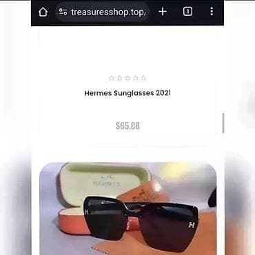 Eynəklər: Hermes Paris brendine mexsus eynek. Istifadə olunmayıb. öz qiyməti 65$ — 5
