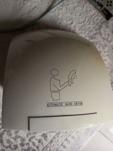 Avtomatik əl qurudan - Sensorlu iş prinsipi: Əlləri aparatın altına