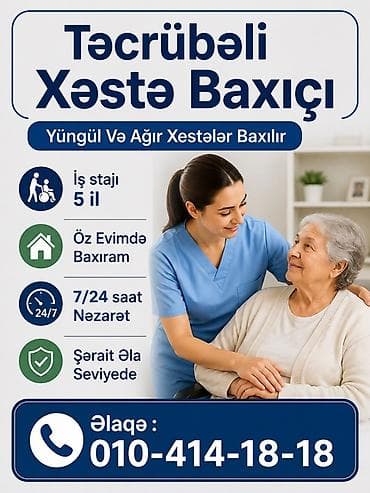 smm işi axtarıram: Təcrübəli xəstə baxıcı xidməti Qiymət razılaşma yolu ilə - Yüngül və — 1