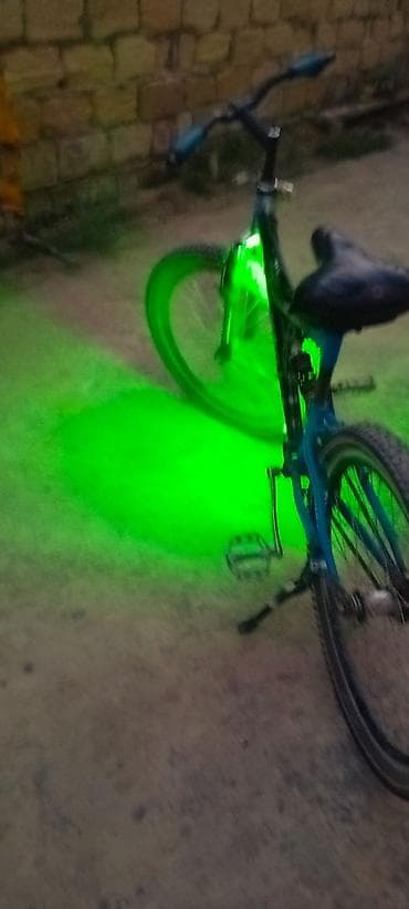 grand bicycle: Orta amarizatırlı dağ tipli velosiped - Rəng: mavi-qara kombinasiyası — 7