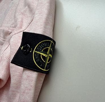 vape shop: Stone Island svitşot. Стон Айленд Açıq mint və sarı rəng — 8