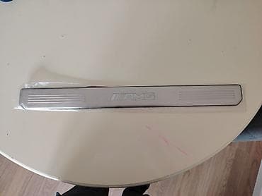 mersedes w126: Mercedes-Benz üçün LED işıqlı “AMG” qapı astarlığı (door sill plate) — 2