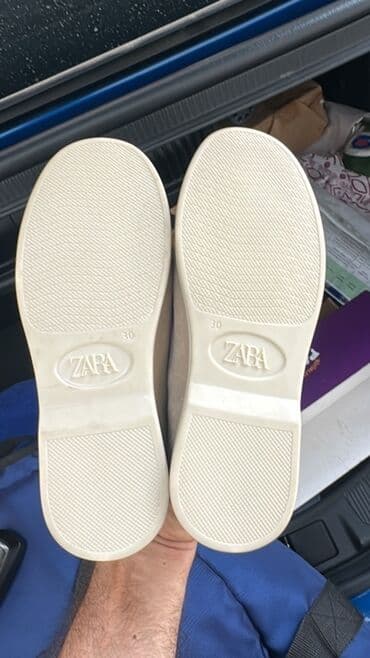 детские весенние туфли: Zara, Размер: 34, цвет - Бежевый, Новый — 2