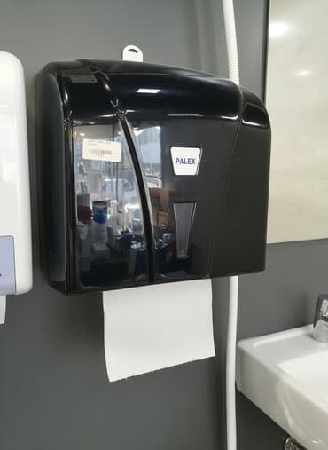 plasdik pəncərələr: PALEX kağız dəsmal dispenseri - Rəng: qara, parlaq korpus - Material — 1