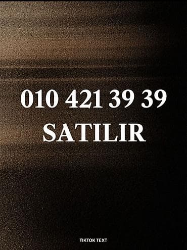 Nömrə: ( 010 ) ( 4213939 )