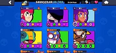 Brawl Stars hesabı – inkişaf etmiş profil və nadir məzmun - Kuboklar — 10