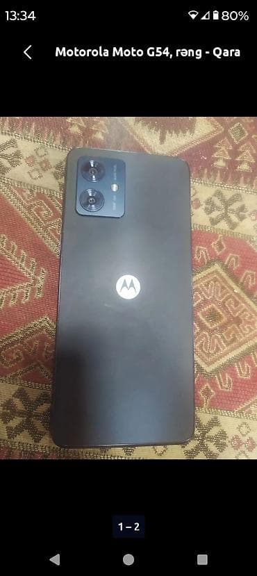 Motorola Moto G54, 128 GB, rəng - Qara, İki sim kartlı