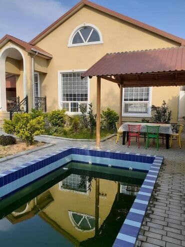 купить дачу в вишневке в баку: Баку, Мярдяканы, 113 м², 4 комнаты, С бассейном, Комби, Газ, Электричество — 2