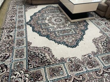 велюровые ковры для дома: Məhsul: Klassik naxışlı xalça - Rəng palitrası: krem fon üzərində — 3