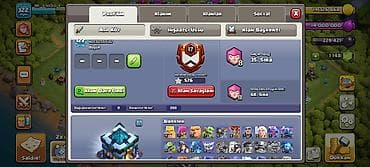 ev tipi çadır: Clash of Clans hesabı – inkişaf etmiş əsas kənd və tikintilər Ümumi — 7