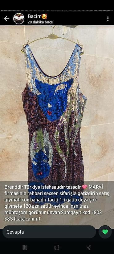 mini yubkalar: Kokteyl donu, Mini, Mavi — 4