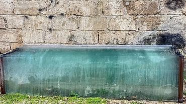 Pəncərə şüşəsi, Еni: 55 sm, Uzunluğu: 230 sm