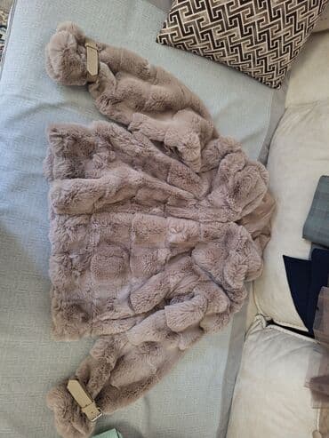 женские шубы из песца: Шуба, XL, цвет - Бежевый — 1