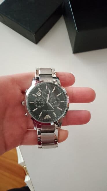 relax saat: Qol saatı, Emporio Armani, rəng - Gümüşü — 3